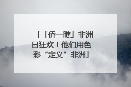 「侨一瞧」非洲日狂欢！他们用色彩“定义”非洲