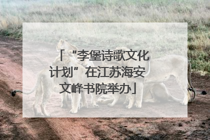 “李堡诗歌文化计划”在江苏海安文峰书院举办
