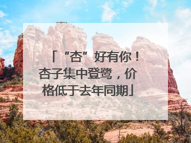 “杏”好有你！杏子集中登鹭，价格低于去年同期