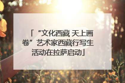 “文化西藏 天上画卷”艺术家西藏行写生活动在拉萨启动