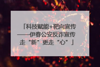 科技赋能+靶向宣传——伊春公安反诈宣传走“新”更走“心”