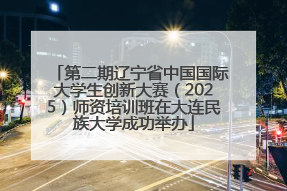 第二期辽宁省中国国际大学生创新大赛（2025）师资培训班在大连民族大学成功举办