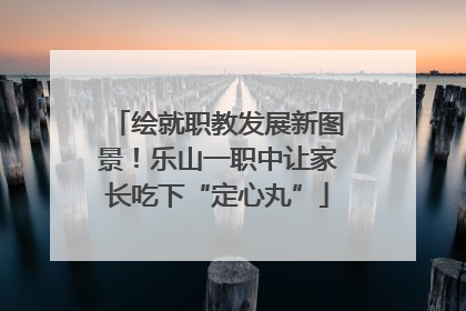 绘就职教发展新图景！乐山一职中让家长吃下“定心丸”