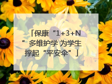 保康“1+3+N”多维护学 为学生撑起“平安伞”