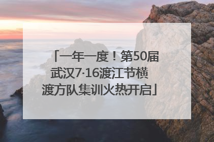 一年一度！第50届武汉7·16渡江节横渡方队集训火热开启