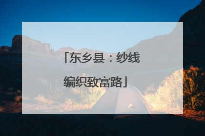 东乡县：纱线编织致富路