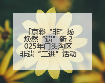京彩“非”扬 焕然“遗”新 2025年门头沟区非遗“三进”活动正式启动