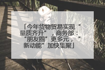 今年货物贸易实现“量质齐升”，商务部：“朋友圈”更多元，“新动能”加快集聚