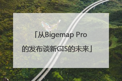 从Bigemap Pro的发布谈新GIS的未来