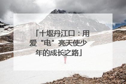 十堰丹江口：用爱“电”亮天使少年的成长之路