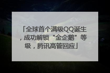 全球首个满级QQ诞生，成功解锁“金企鹅”等级，腾讯高管回应
