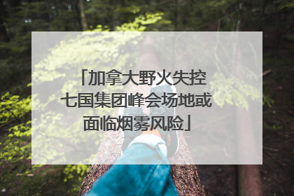 加拿大野火失控 七国集团峰会场地或面临烟雾风险