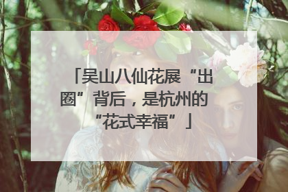 吴山八仙花展“出圈”背后，是杭州的“花式幸福”