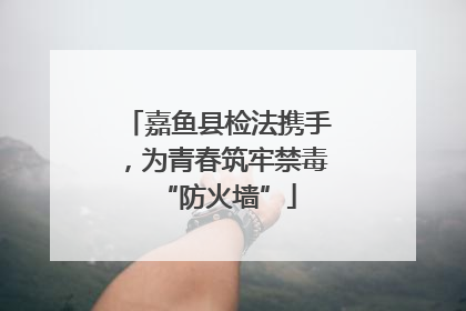 嘉鱼县检法携手，为青春筑牢禁毒“防火墙”