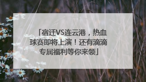 宿迁VS连云港，热血球赛即将上演！还有滴滴专属福利等你来领