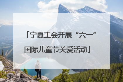 宁夏工会开展“六一”国际儿童节关爱活动