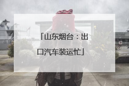 山东烟台：出口汽车装运忙