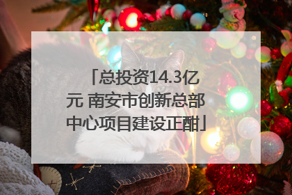 总投资14.3亿元 南安市创新总部中心项目建设正酣