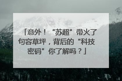 意外！“苏超”带火了句容草坪，背后的“科技密码”你了解吗？