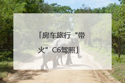 房车旅行“带火”C6驾照