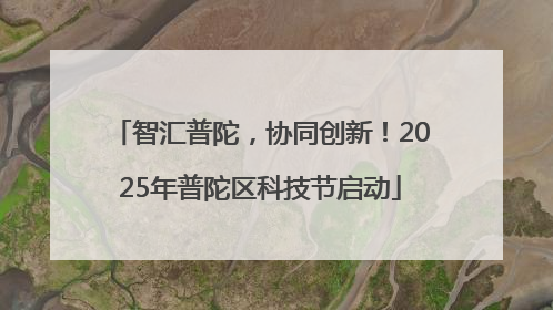 智汇普陀，协同创新！2025年普陀区科技节启动