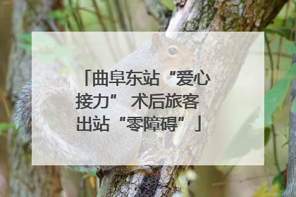 曲阜东站“爱心接力” 术后旅客出站“零障碍”