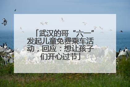武汉的哥“六一”发起儿童免费乘车活动，回应：想让孩子们开心过节