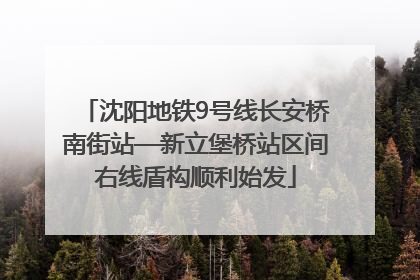 沈阳地铁9号线长安桥南街站—新立堡桥站区间右线盾构顺利始发
