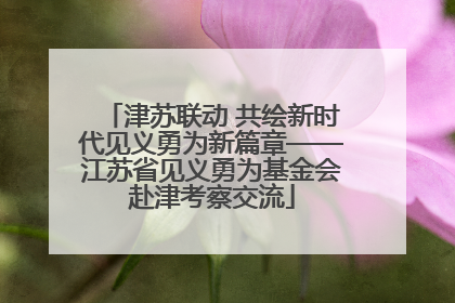 津苏联动 共绘新时代见义勇为新篇章——江苏省见义勇为基金会赴津考察交流