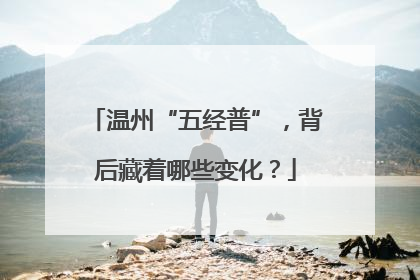 温州“五经普”，背后藏着哪些变化？