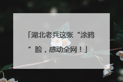 湖北老兵这张“涂鸦”脸，感动全网！