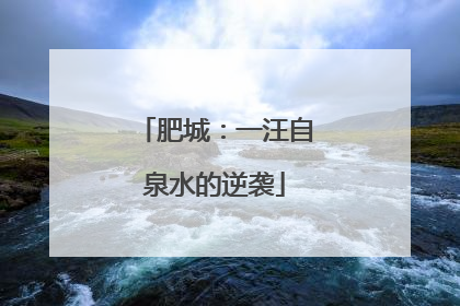 肥城：一汪自泉水的逆袭