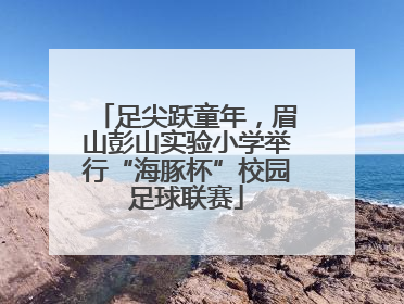 足尖跃童年，眉山彭山实验小学举行“海豚杯”校园足球联赛