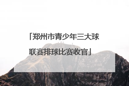 郑州市青少年三大球联赛排球比赛收官