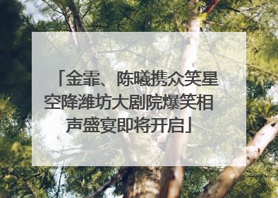 金霏、陈曦携众笑星空降潍坊大剧院爆笑相声盛宴即将开启