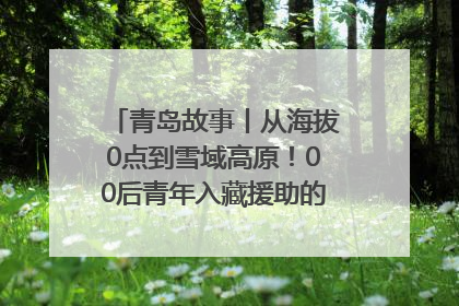 青岛故事丨从海拔0点到雪域高原！00后青年入藏援助的400多个日夜