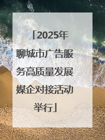 2025年聊城市广告服务高质量发展媒企对接活动举行